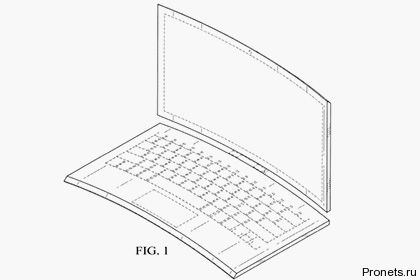 Intel запатентовала изогнутый ноутбук